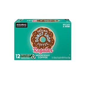 The Original Donut Shop Regular Keurig Single-Serve K-Cup Pods, Medium Roast Coffee, 12 Count