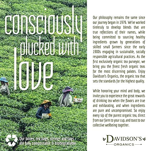 Davidson's Organics, Peppermint Leaves, Loose Leaf Tea, 16-Ounce Bag