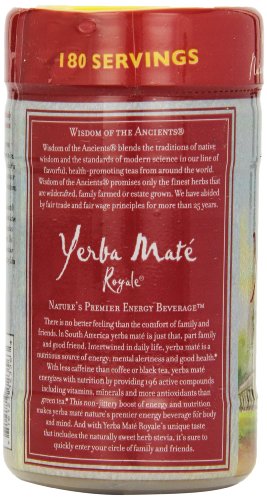 Wisdom of the Ancients Yerba Mate Royale Tea, Instant, 2.82 Ounce