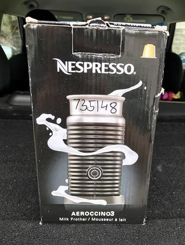 Nestle Nespresso Aeroccino3 3594 Black Milk Frother