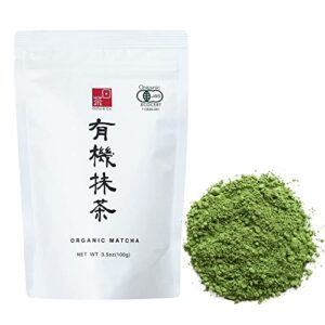 ocha & co. japanese tea - organic matcha green tea powder - traditional stone milled japanese matcha, 100g/3.5oz.