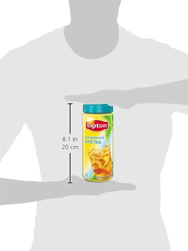 Lipton Unsweetened Iced Tea, Mix, 30 qt (3 Ounce, Pack of 3)