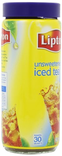 Lipton Unsweetened Iced Tea, Mix, 30 qt (3 Ounce, Pack of 3)