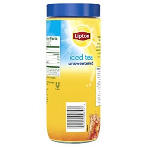 Lipton Unsweetened Iced Tea, Mix, 30 qt (3 Ounce, Pack of 3)