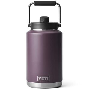 yeti rambler gallon jug, vacuum insulated, stainless steel with magcap, nordic purple