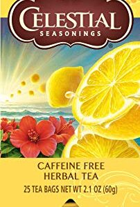 Celestial Seasonings Herbal Tea, Lemon Zinger, 25 Count Box