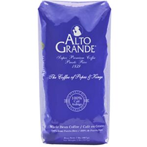 Alto Grande Premium Coffee Whole Bean - 2 Lbs (Pack of 1)