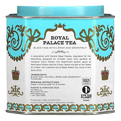 Harney & Sons Royal Palace Tea Tin (30 Sachets) 2.67 Ounces