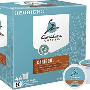 Caribou Coffee Caribou Blend, Keurig Single-Serve K-Cup Pod, Medium Roast Coffee Pods, 44 Count