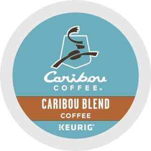 Caribou Coffee Caribou Blend, Keurig Single-Serve K-Cup Pod, Medium Roast Coffee Pods, 44 Count