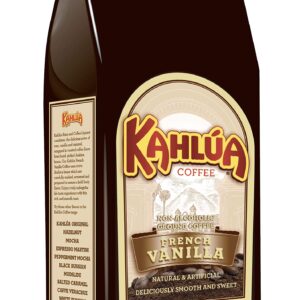 White Coffee Kahlua Gourmet Ground Coffee, French Vanilla 12 Ounce