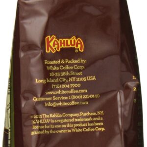 White Coffee Kahlua Gourmet Ground Coffee, French Vanilla 12 Ounce