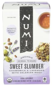 numi organic sweet slumber herbal tea, 16 ct