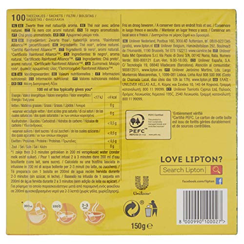 Lipton Yellow Label - 100 tea bags