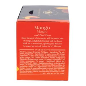 Ahmad Tea Mango Magic Black Tea, 20-Count Boxes (Pack of 6)