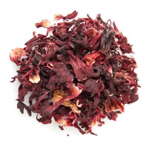 hibiscus whole flowers - 100% natural - 8oz - herbal tea - flor de jamaica - earthwise aromatics