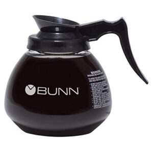 BUNN 12-Cup Glass Coffee Decanter, Black