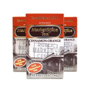 market spice cinnamon-orange tea bag, 24-count (pack of 3)