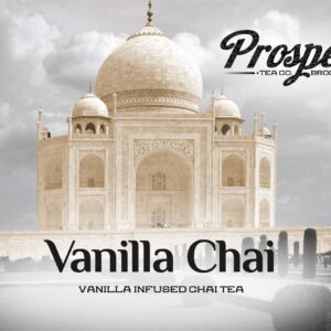 Prospect Tea Co. Caffeinated Vanilla Chai Tea Pods Compatible with K Cup Brewers Including 2.0, 40 Count