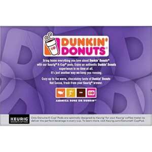 Dunkin' Donuts Milk Chocolate Hot Cocoa Single Serve K-Cups for Keurig Brewers, 24 Count