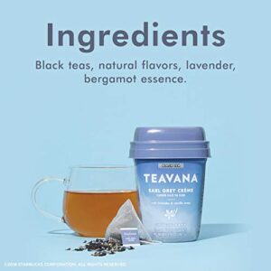 Teavana Earl Grey Crème, Black Tea With Lavender and Vanilla Notes, 60 Count (4 Packs of 15 Sachets)