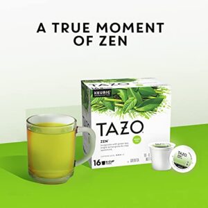 TAZO Tea K-Cups, Green Tea, Zen, Calming Tea, 16 Pods