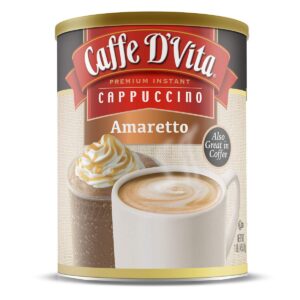 caffe d'vita amaretto cappuccino 1 lb. can (16 oz.)