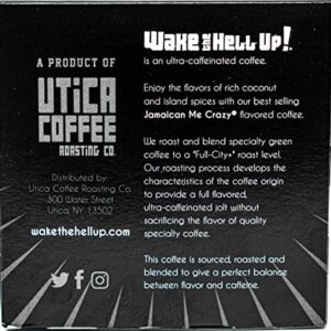 Wake The Hell Up! Jamaican Me Crazy® Flavored Single Serve Coffee Pods Of Ultra-Caffeinated Coffee For K-Cup Compatible Brewers | 12 Count, 2.0 Compatible