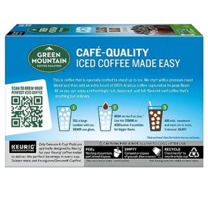Green Mountain Coffee Roasters ICED Classic Black, Single Serve Keurig K-Cup Pods, Medium Roast Iced Coffee, 72 Count (6 Packs of 12)