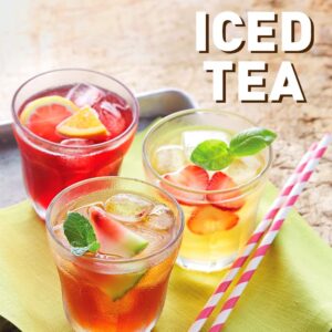 The Republic of Tea – Ginger Peach Black Iced Tea Bags, 8 Large Quart-Sized Iced Tea Pouches, Naturally Caffeinated