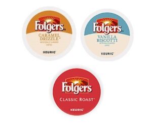 folgers k cups variety mix - 30 count top flavours
