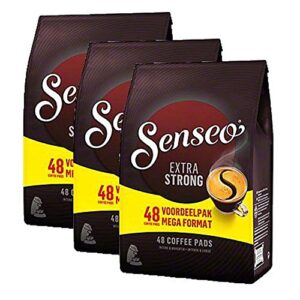 senseo extra strong, nieuw design, pack of 3, 3 x 48 coffee pods
