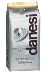 danesi caffe italian coffee beans (whole roasted coffee beans for espresso) - espresso coffee beans (medium roast whole bean) coffee bean - coffee beans espresso - coffee whole bean - gold (2.2lb)