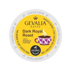 Gevalia Dark Royal Roast Coffee K Cup Coffee Pods, Caffeinated, 24 ct - 8.3 oz Box