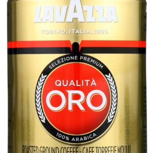 Lavazza Qualita Oro Ground Coffee, 8.8 Ounce (Pack of 1) - Packaging May Vary