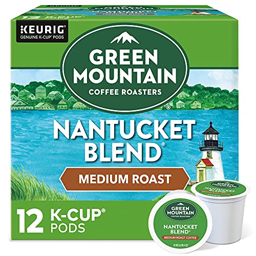 Green Mountain Coffee Roasters Nantucket Blend Keurig Single-Serve K-Cup Pods, Medium Roast Coffee, 12 Count