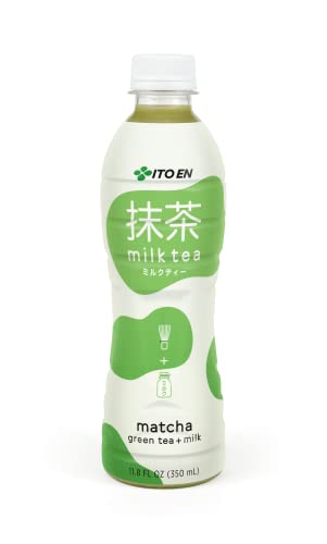 Ito En Matcha Milk Tea, Sweetened, 11.8 Ounce (Pack of 12)