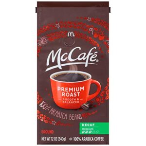 mccafe premium roast decaf ground coffee (12oz bags, pack of 6)