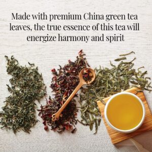 The Republic of Tea - The Peoples Green Tea, 50 Tea Bags, Tin | Gourmet Tea | Caffeinated