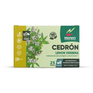 Lemon Verbena 25 Teabags of Cedron Herbal Tea All Natural Lemon Beebrush from Peru Used to Add Lemon Flavor in Cooking Perfumes Essential Oil