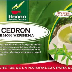 Lemon Verbena 25 Teabags of Cedron Herbal Tea All Natural Lemon Beebrush from Peru Used to Add Lemon Flavor in Cooking Perfumes Essential Oil