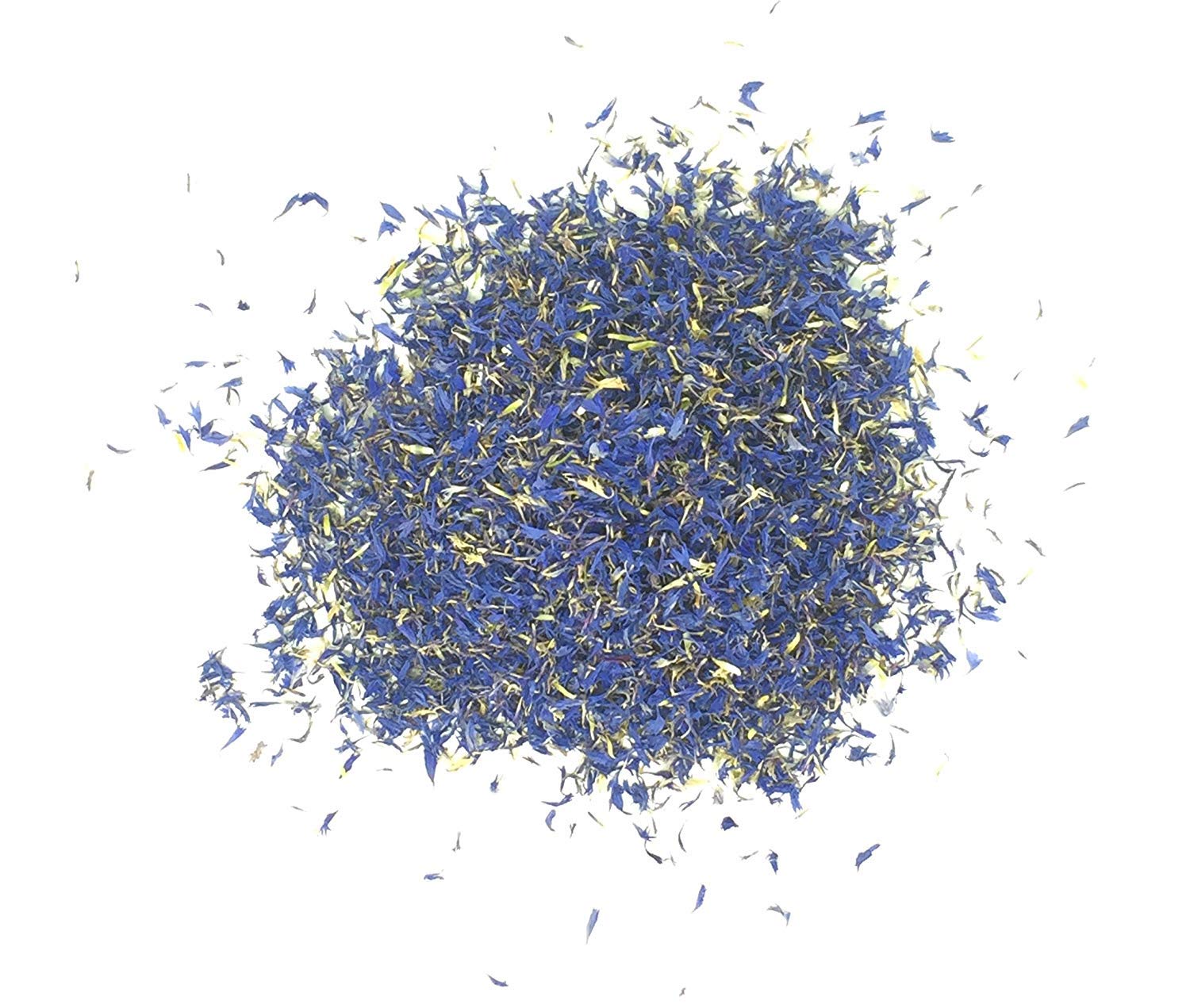 Pure Blue Cornflower Petals - 100% Natural Centaurea cyanus - Dried, Grown in Germany Herbal Cornflower Flowers for Cupcakes, Lattes, Tea Blends, Bath Products, Gifts, Crafts