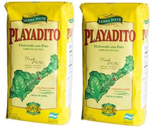 yerba mate playadito 1 kg. | 2.2 lbs. - 2 pack.