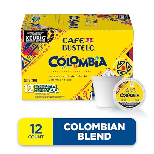 Café Bustelo Colombian Blend Coffee, 12 Keurig K-Cup Pods