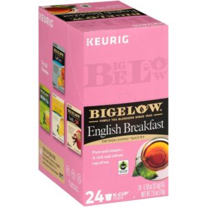 Bigelow English Breakfast Tea K-cup for Keurig Brewers, 24 Count (Pack of 1)