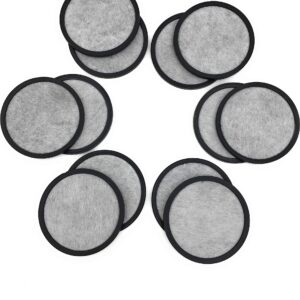 Xcivi 12 Pack Replacement Water Filter Discs for Mr. Coffee Coffee Maker, Activated Charcoal Water Purification Dics