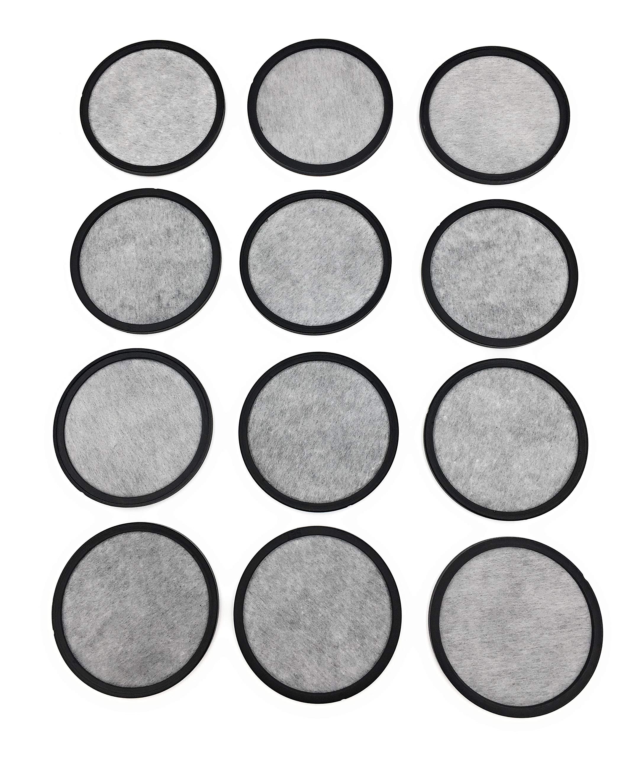 Xcivi 12 Pack Replacement Water Filter Discs for Mr. Coffee Coffee Maker, Activated Charcoal Water Purification Dics