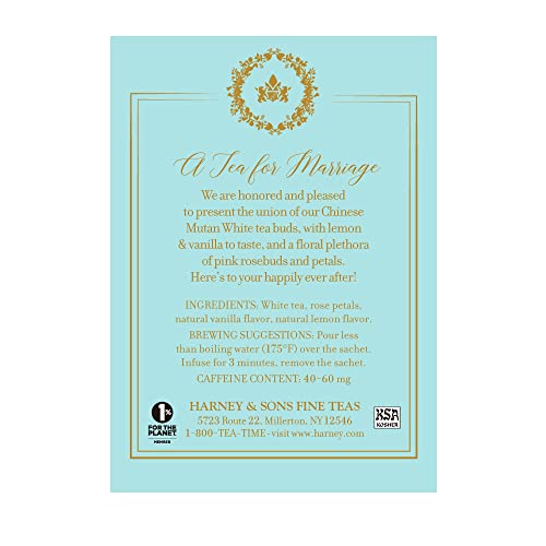 Harney & Sons Wedding Tea, A Tea for Marriage, 30ct tin