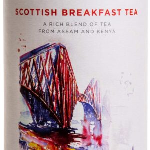 Brodies Tea, Scottish Breakfast Tea, 50-Count Bags of Black Tea Imported from Scotland