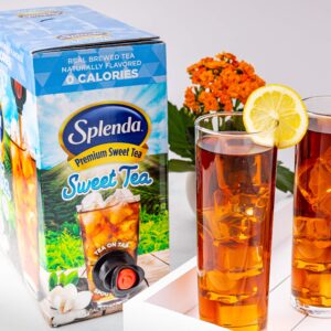 SPLENDA Premium Sweet Tea On Tap, 1 Gallon Bag In Box Ready to Drink Liquid, Sweet Tea, 128 Fl Oz